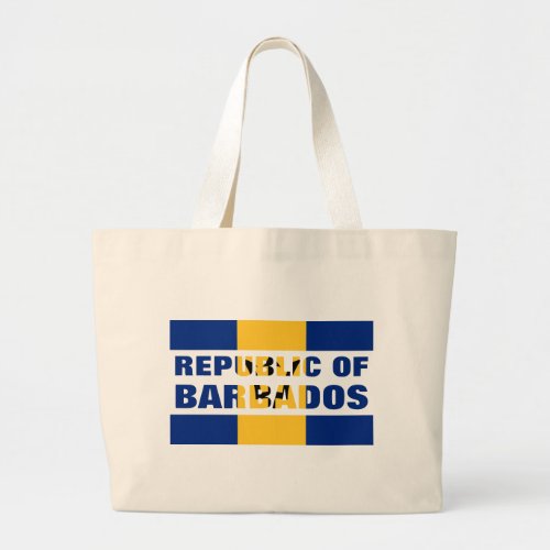 REPUBLIC OF BARBADOS LARGE TOTE BAG