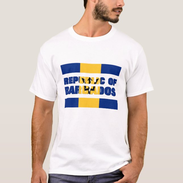 REPUBLIC OF BARBADOS T-Shirt (Front)