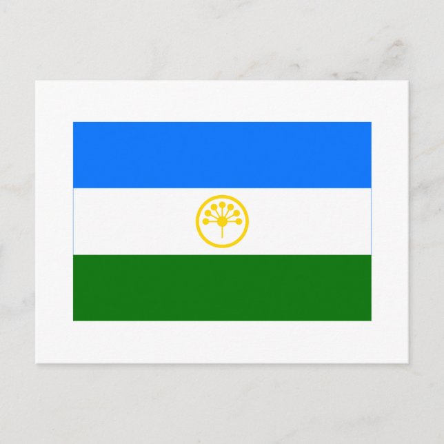 Republic of Bashkortostan Flag Postcard (Front)