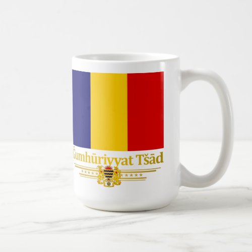 Republic of Chad arabic Coffee Mug