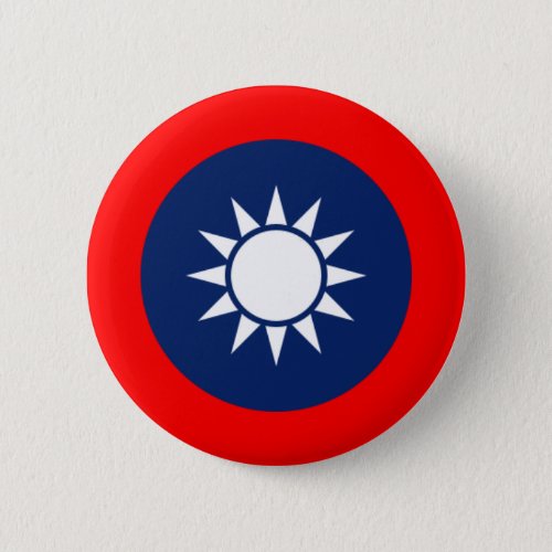 Republic of China Taiwan National Emblem Pinback Button