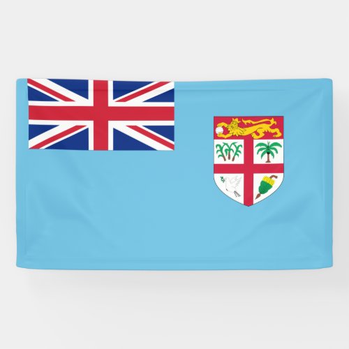 Republic of Fiji flag Banner