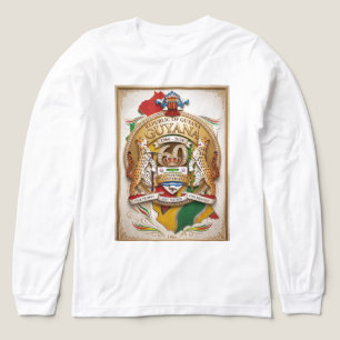 Republic  Of  Guyana 60th Independence Anniversary Tri-Blend Shirt