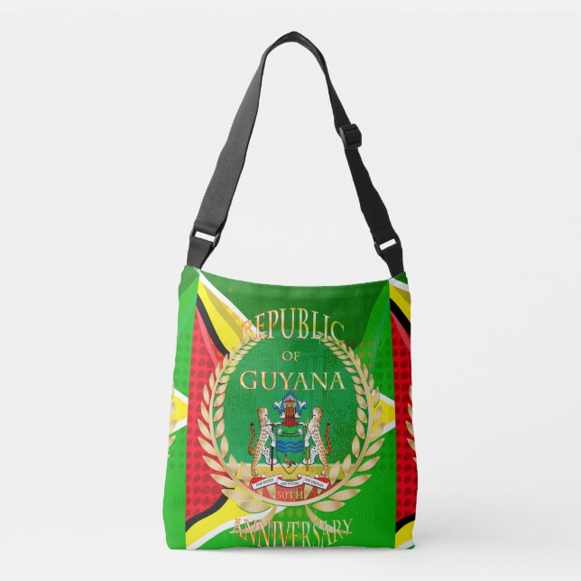 Republic of Guyana Jubilee Crossbody Bag (Front)
