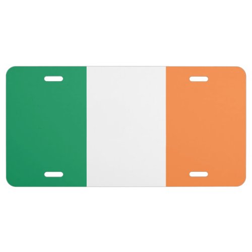 Republic of Ireland Flag License Plate