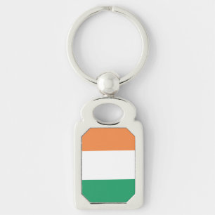 Republic of Ireland Flag Metal Keychain