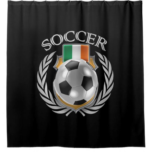 Republic of Ireland Soccer 2016 Fan Gear Shower Curtain