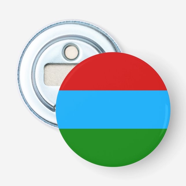 Republic of Karelia Flag Bottle Opener (Front)