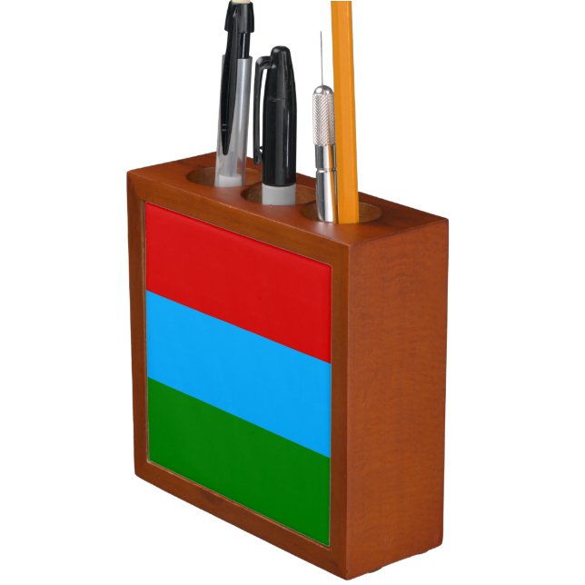 Republic of Karelia Flag Desk Organizer (In Situ)
