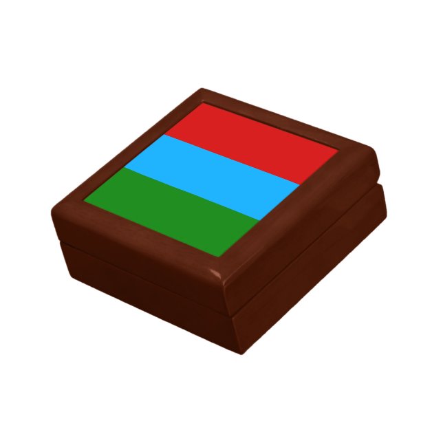 Republic of Karelia Flag Gift Box (Side)