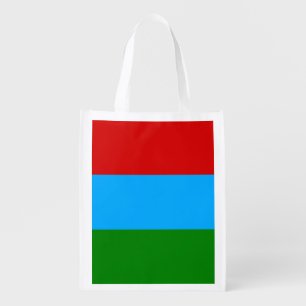 Republic of Karelia Flag Grocery Bag