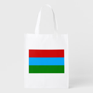 Republic of Karelia Flag Grocery Bag