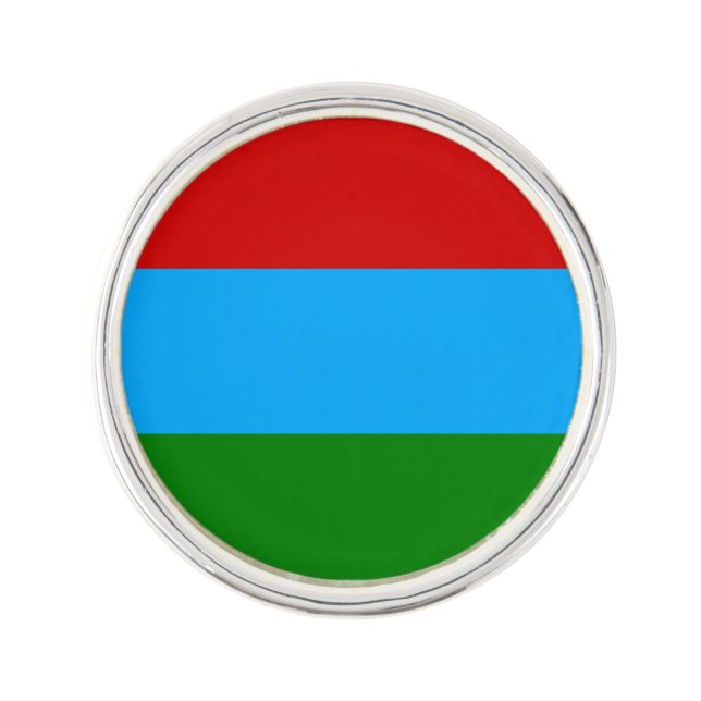 Republic of Karelia Flag Lapel Pin (Front)