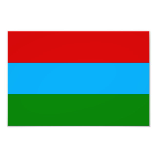 Republic of Karelia Flag Photo Print (Front)