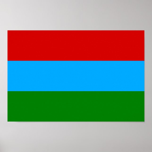 Republic of Karelia Flag Poster (Front)