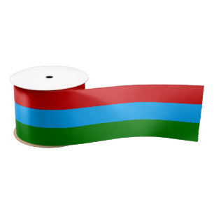 Republic of Karelia Flag Satin Ribbon