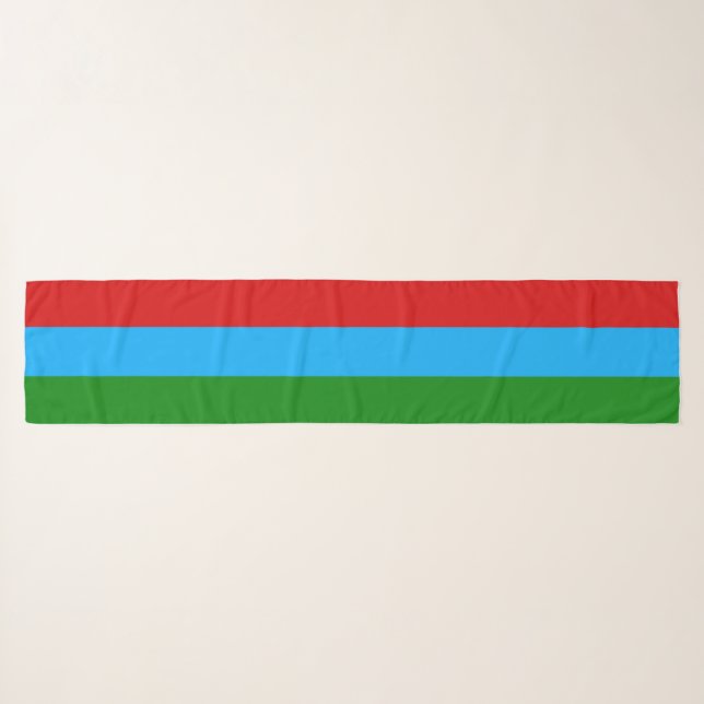 Republic of Karelia Flag Scarf (Front (Horizontal))