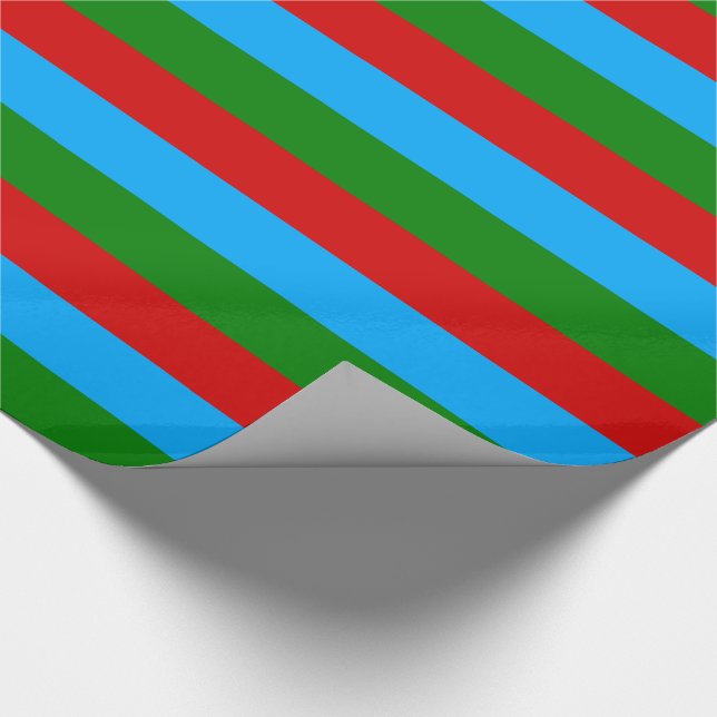 Republic of Karelia Flag Wrapping Paper (Corner)
