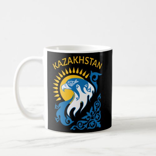 Republic Of Kazakhstan Qazaqstan Kazakh Flag Coffee Mug