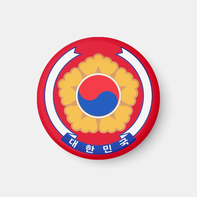 Republic of Korea Emblem Magnet (Front)