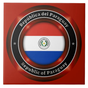 Republic of Paraguay Ceramic Tile
