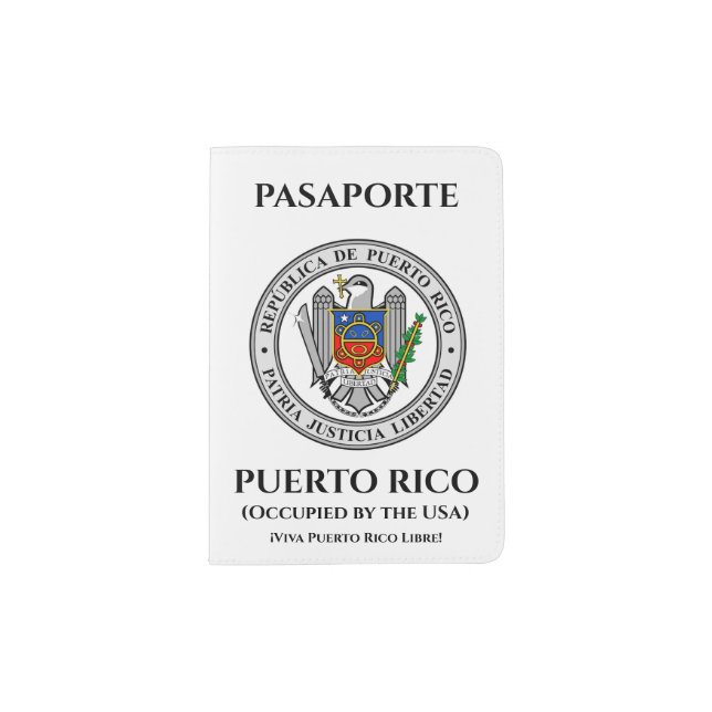 Republic of Puerto Rico Patriotic Passport Holder (Front)