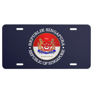 Republic of Singapore License Plate