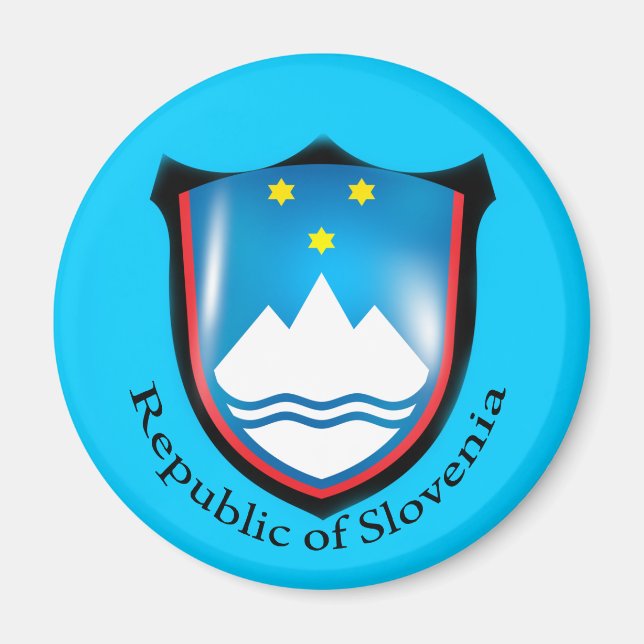 Republic of Slovenia Magnet (Front)