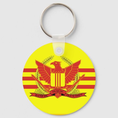 Republic of South Vietnam Military Forces Flag Keychain
