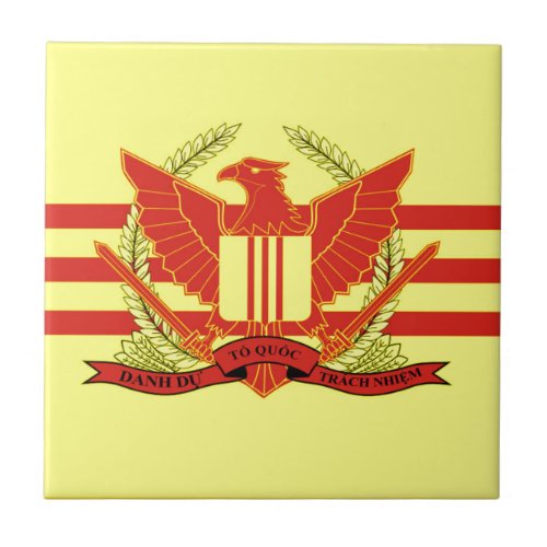 Republic of South Vietnam Military Forces Flag Tile