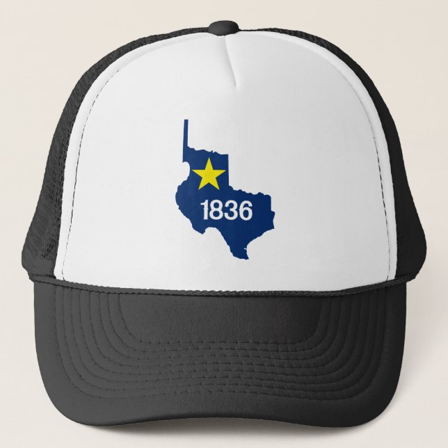 Republic of Texas 1836, Happy Independence Day Trucker Hat (Front)