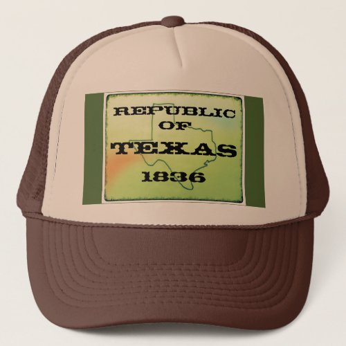 Republic Of Texas 1836 Trucker Hat 001EDL011515