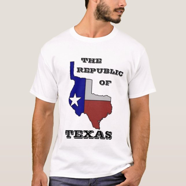 Republic Of Texas - Customized T-Shirt (Front)
