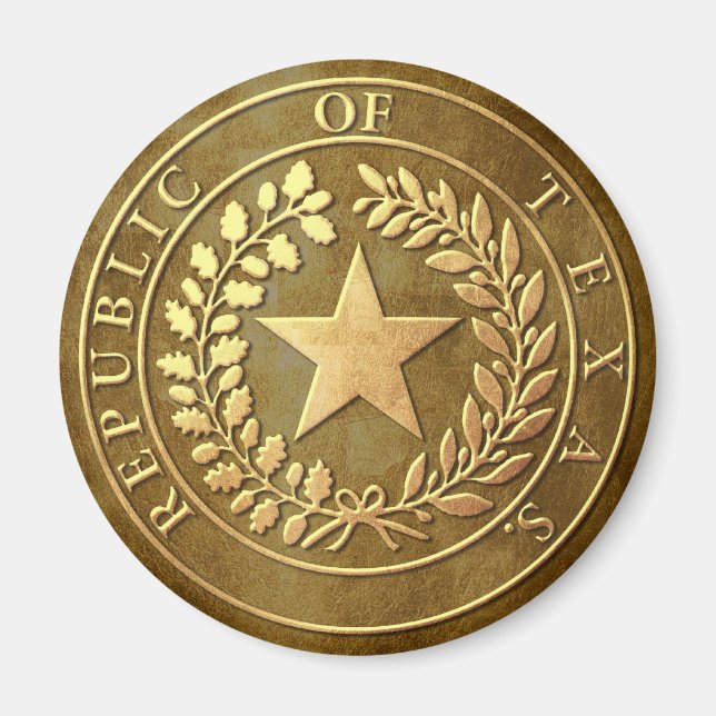 Republic of Texas Seal Magnet (Front)
