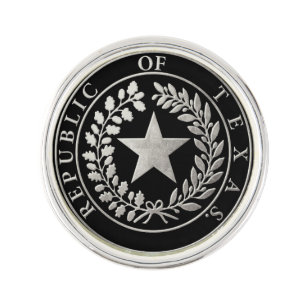 Republic of Texas Seal Pin