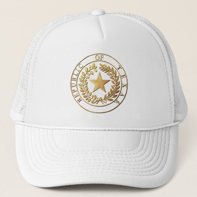 Republic of Texas Seal Trucker Hat (Front)