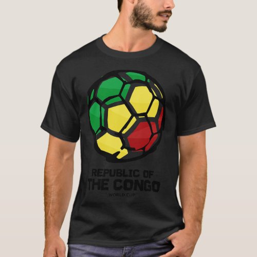 Republic of the Congo  Country Flag T_Shirt