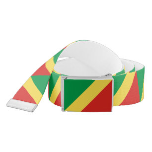 Republic of the Congo Flag Belt