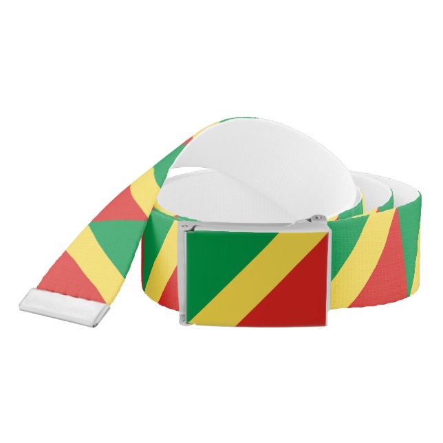 Republic of the Congo Flag Belt (Snake)