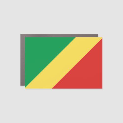 Republic of the Congo Flag Car Magnet