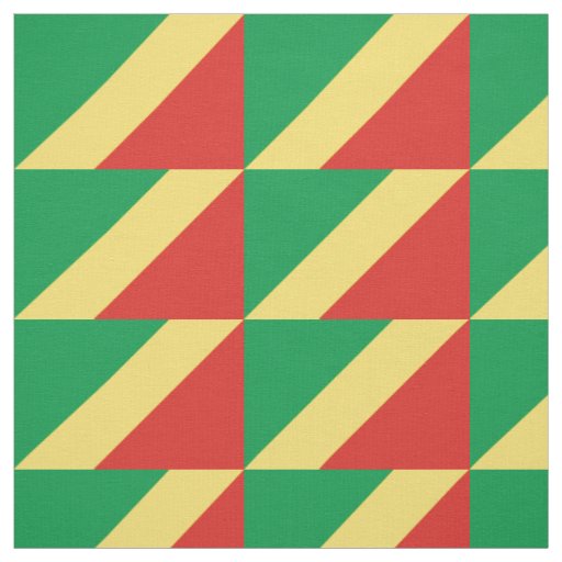 Republic of the Congo Flag Fabric