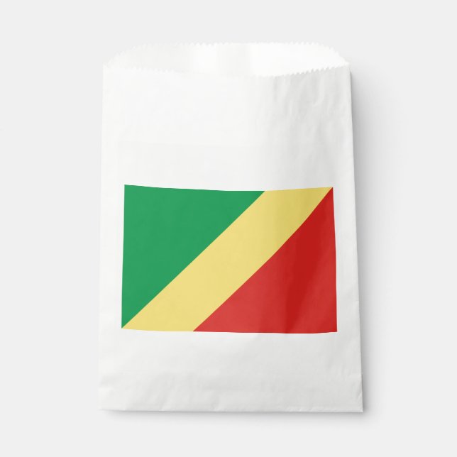 Republic of the Congo Flag Favor Bag (Front)