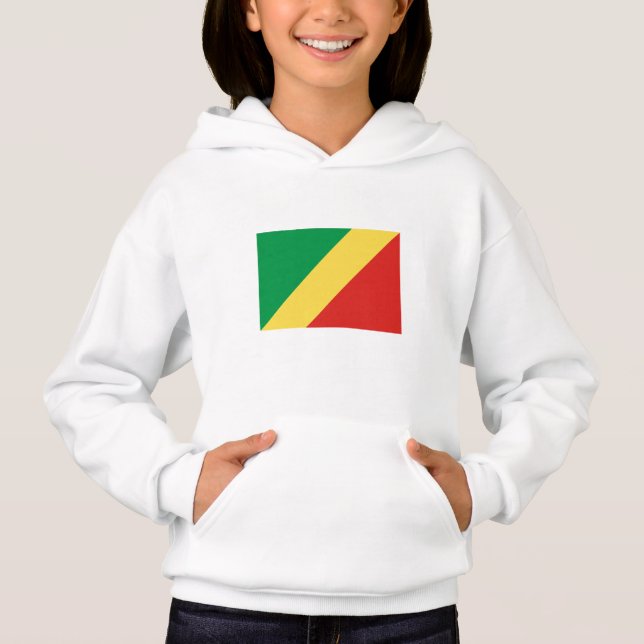 Republic of the Congo Flag Hoodie (Front)
