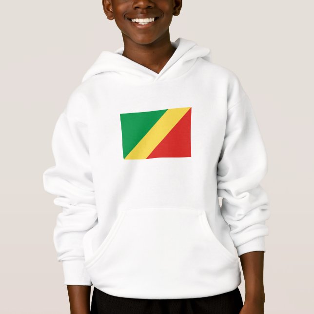 Republic of the Congo Flag Hoodie (Front)