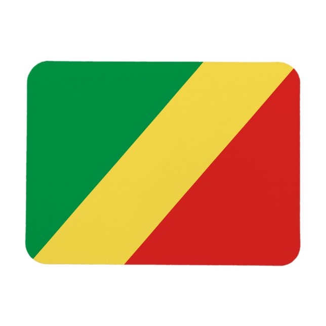 Republic of the Congo Flag Magnet (Horizontal)