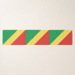 Republic of the Congo Flag Scarf<br><div class="desc">Patriotic flag of Republic of the Congo.</div>