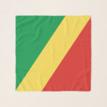 Republic of the Congo Flag Scarf<br><div class="desc">Patriotic flag of Republic of the Congo.</div>