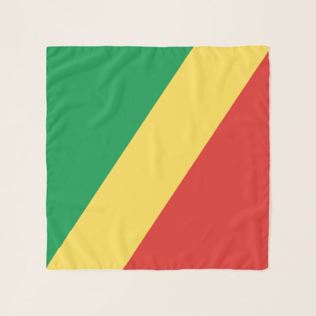 Republic of the Congo Flag Scarf (Front)