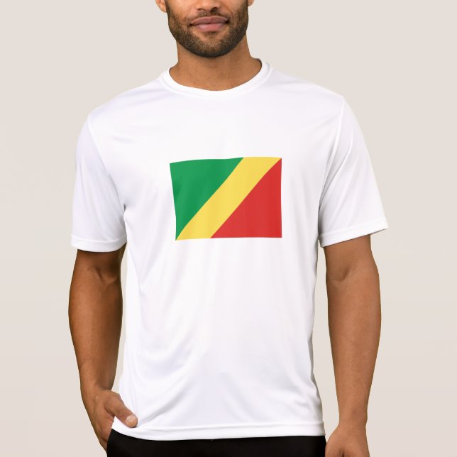 Republic of the Congo Flag T-Shirt (Front)