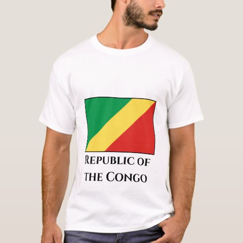 Republic of the Congo Flag T_Shirt